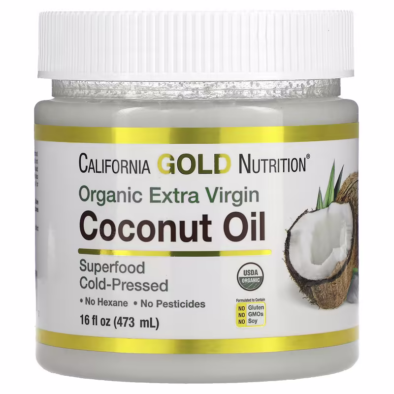 California Gold Nutrition Organic Extra Virgin Coconut Oil