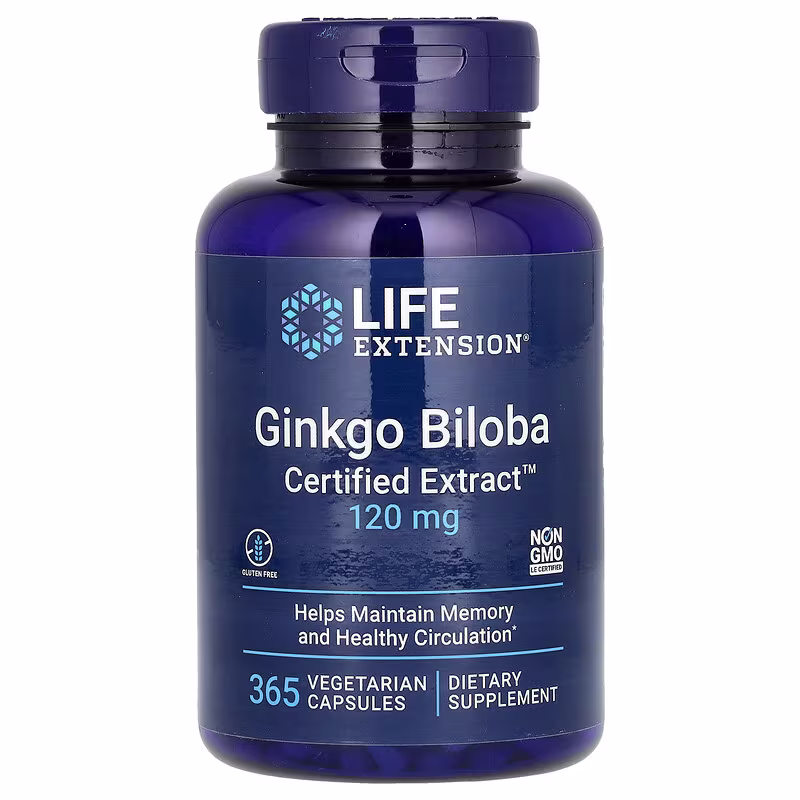 Life Extension Ginkgo Biloba Certified Extract
