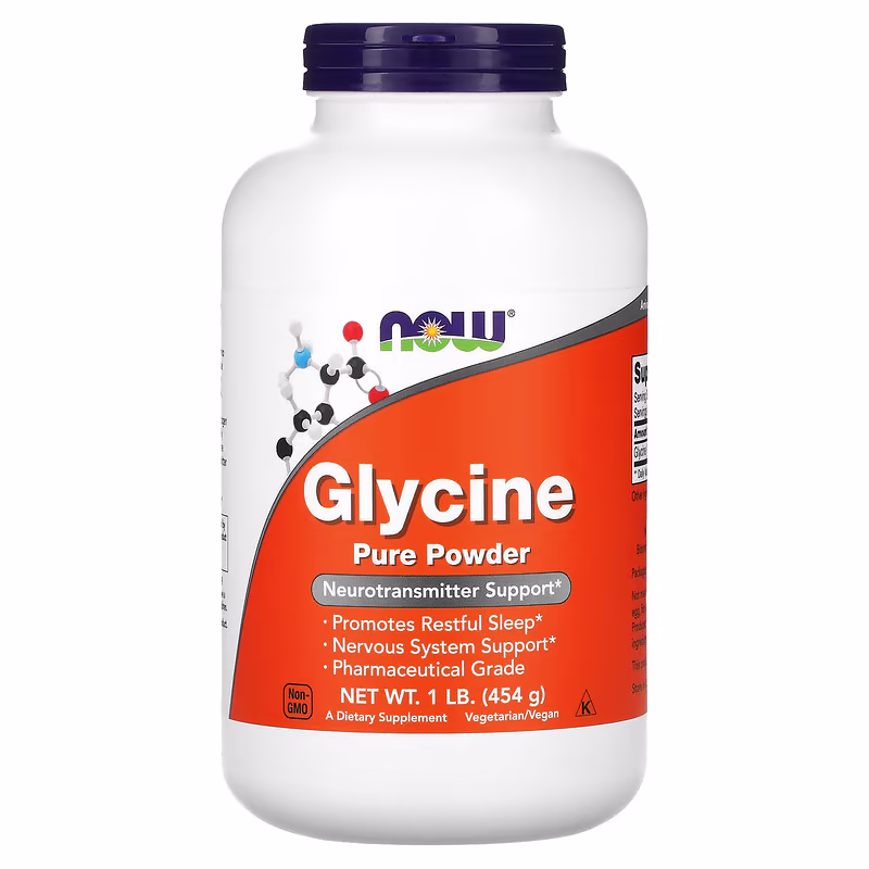 NOW Glycine Pure Powder
